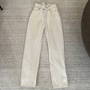 Abercrombie cream jeans